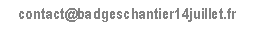 Contact de l'administrateur du site.